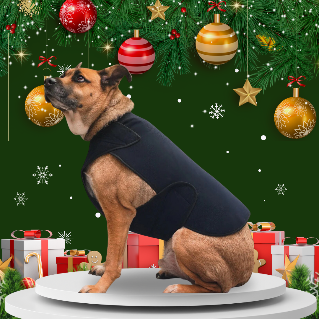 This holiday season, give your dog the comfort they deserve. Our anxiety and therapeutic body wrap offers a secure fit, reduces stress, and promotes calm. Measure girth and back length, then size up if unsure for best fit.