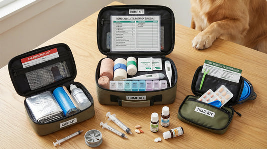 Building a Dog First‑Aid Kit for Home, Car, and Trail