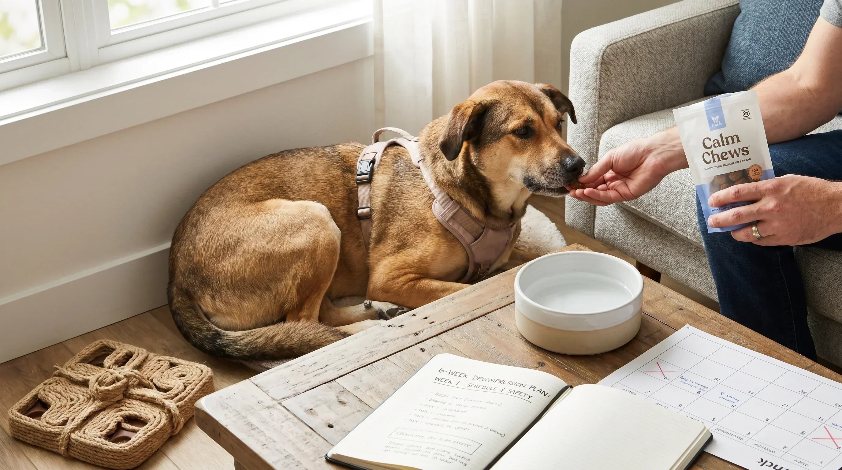 Rescue Dog Decompression: 6-Week Plan to Ease Anxiety After Adoption ...