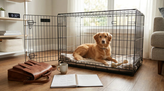 Crate and Alone‑Time Training for Working Households
