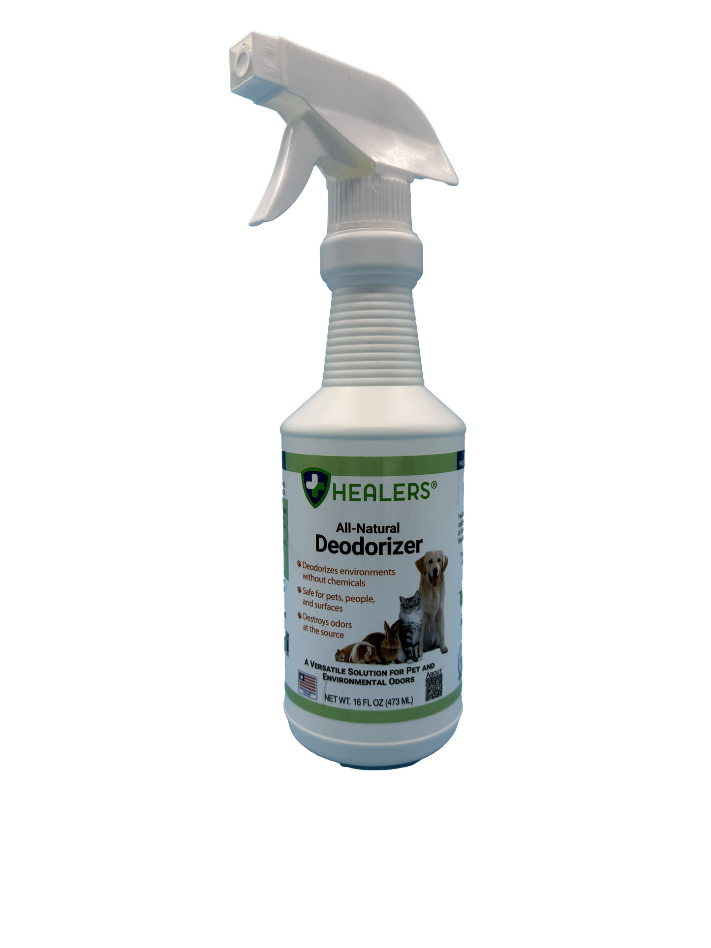 Healers PetCare All-Natural Home Deodorizer Spray | Pet Odor Eliminator Duo