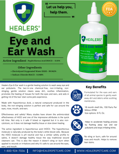 Healers Ear & Eye Wash Solution