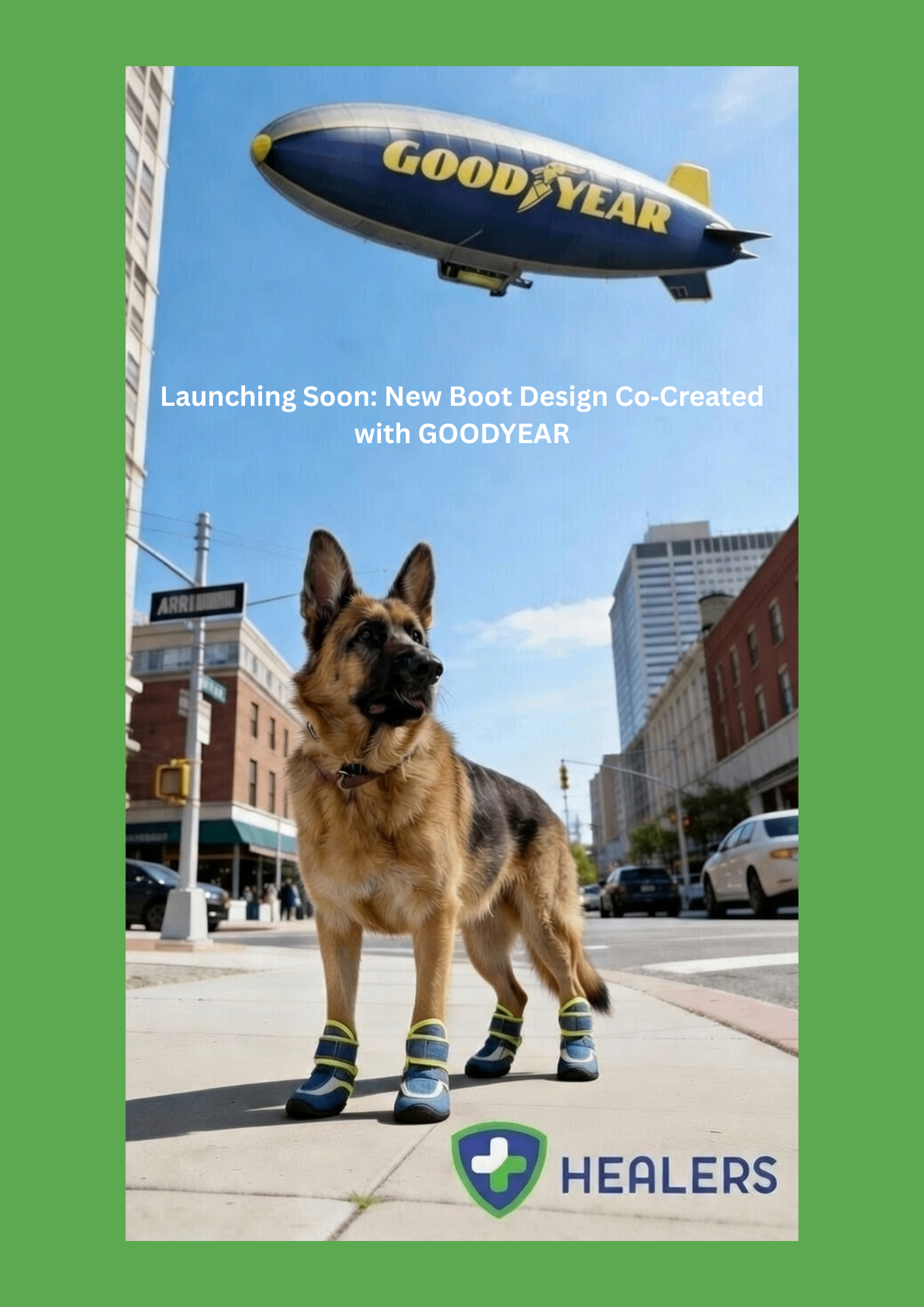 Wing Walker Dog Boots with Goodyear® Rubber Soles