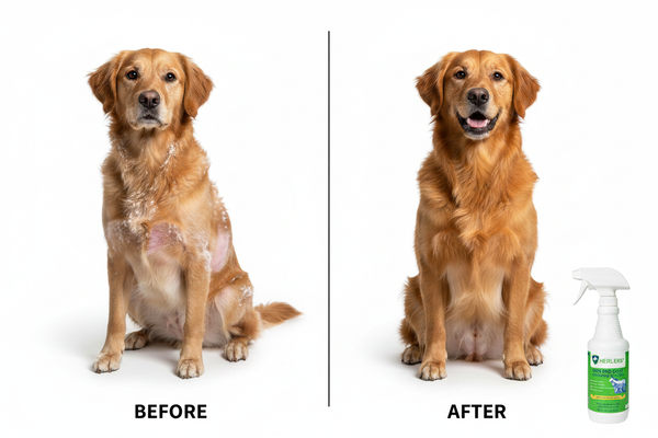 Before & After - Skin & Coat (Dramatic)