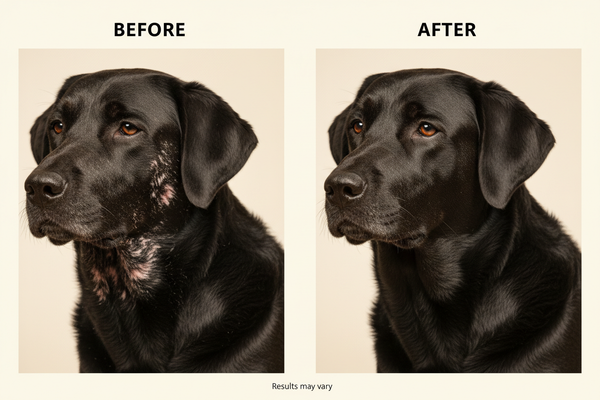 Skin & Coat Grooming Solution - Before & After