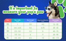 paw size chart for dogs dog shoe size chart by breed and size