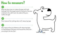 how to measure dog paws for boots