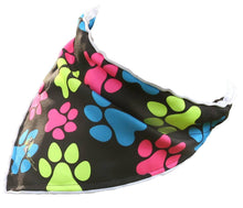 Spot-Lite LED Lighted Bandana - Neon Paws Print