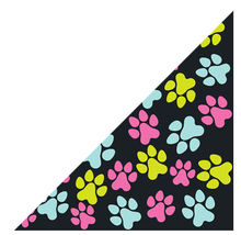 Spot-Lite LED Lighted Bandana - Neon Paws Print