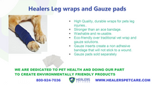 Healers Elastic Wrap Leg Bandage (with Gauze)